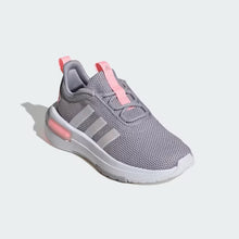 Load image into Gallery viewer, Adidas Racer 23 Kids Laces Grey/Pink
