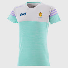 Load image into Gallery viewer, O'Neills Clare GAA Women's Sedona T-Shirt Green / White / Purple