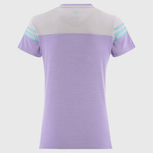 Load image into Gallery viewer, O'Neills Clare GAA Kids' Sedona T-Shirt Purple / White / Green