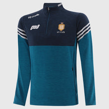 Load image into Gallery viewer, O'Neills Clare GAA Men's Sedona Brushed Half Zip Top Blue / Marine / Silver