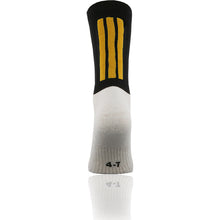 Load image into Gallery viewer, O'Neills Coolmax Midi Socks Black/Amber White Sole