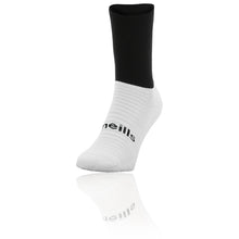 Load image into Gallery viewer, O'Neills Coolmax Midi sock Black/White. White sole