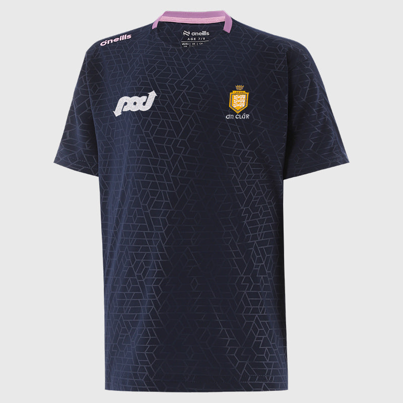 O'Neills Clare Hydra Ladies Tee Shirt Navy/Pink
