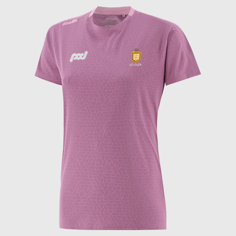 O'Neills Clare Hydra Ladies Tee Shirt Pink/Navy