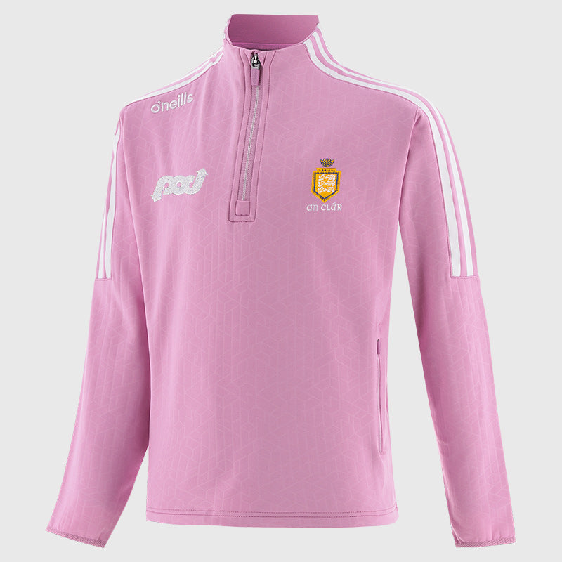 O'Neills Clare Gaa Hydra Half Zip Pink