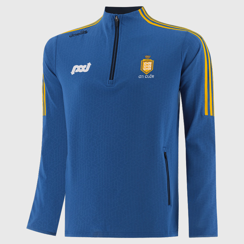 O'Neills Clare Gaa Men's Half Zip Royal