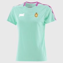 Load image into Gallery viewer, O'Neills Clare GAA Women's Imperium T-Shirt Green / Purple
