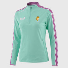 Load image into Gallery viewer, O'Neills Clare Gaa Imperium Ladies Half Zip Mint/Lavender
