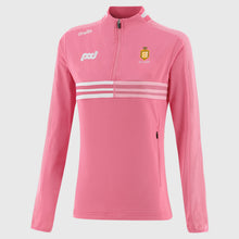 Load image into Gallery viewer, O&#39;Neill&#39;s Clare GAA Nepal Ladies Half Zip Top Pink/White
