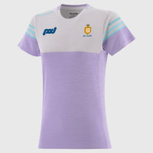Load image into Gallery viewer, O'Neills Clare GAA Kids' Sedona T-Shirt Purple / White / Green
