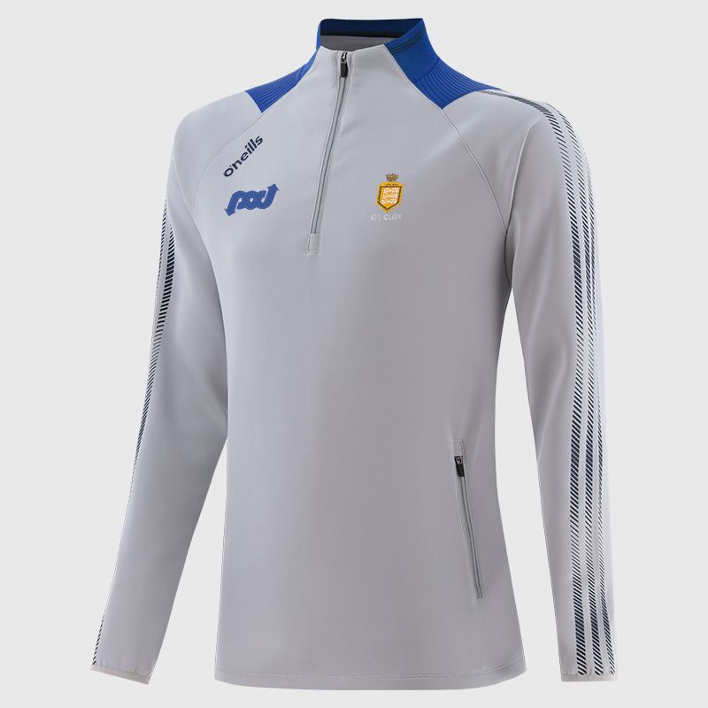 Clare GAA O'Neills Dynamo half zip Silver