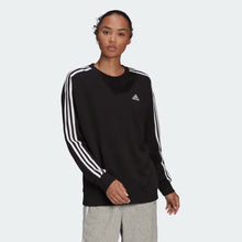 Load image into Gallery viewer, Adidas Ladies Crew sweat black/White
