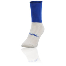 Load image into Gallery viewer, O&#39;Neills Coolmax Midi Socks Royal/Amber white sole
