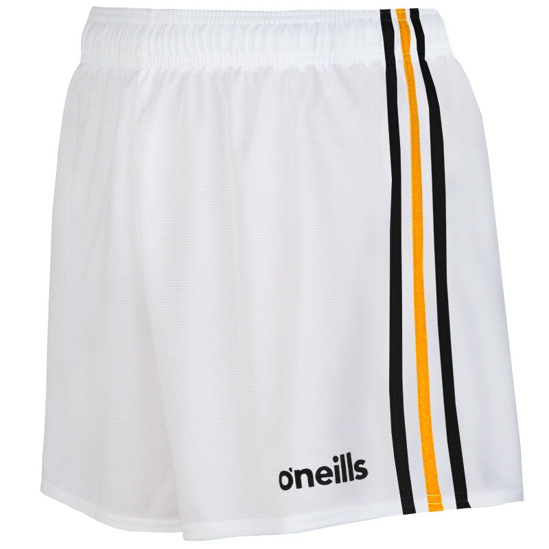 O'Neills Mourne Shorts White/Black/Amber