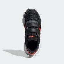 Load image into Gallery viewer, Adidas Tensaur Black/red Velcro Kids
