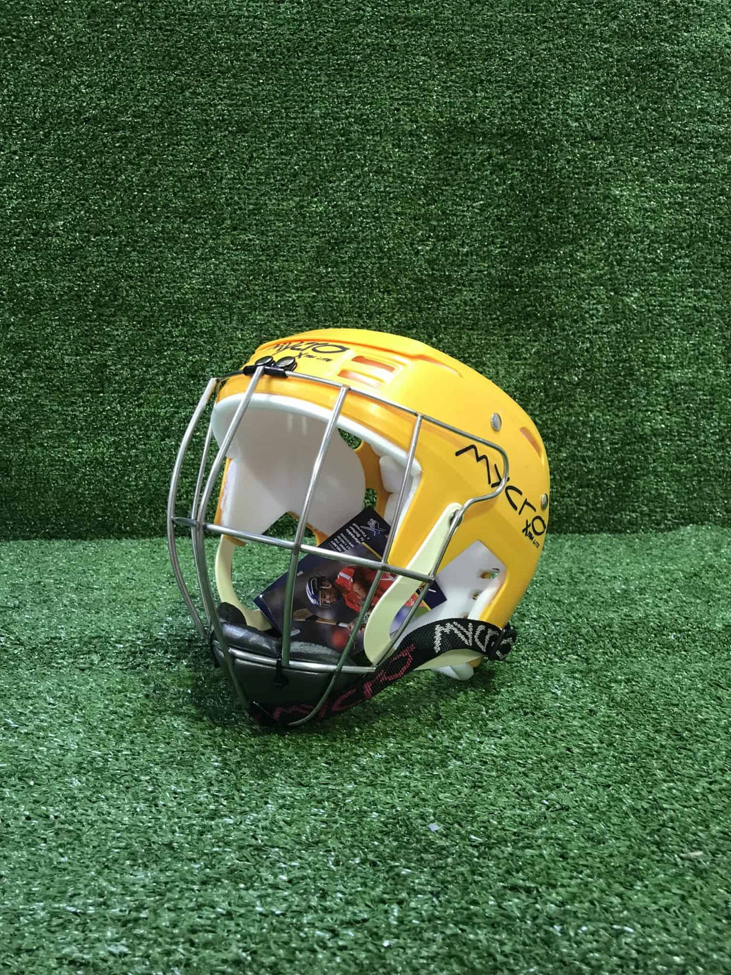 Mycro Hurling Helmet Yellow